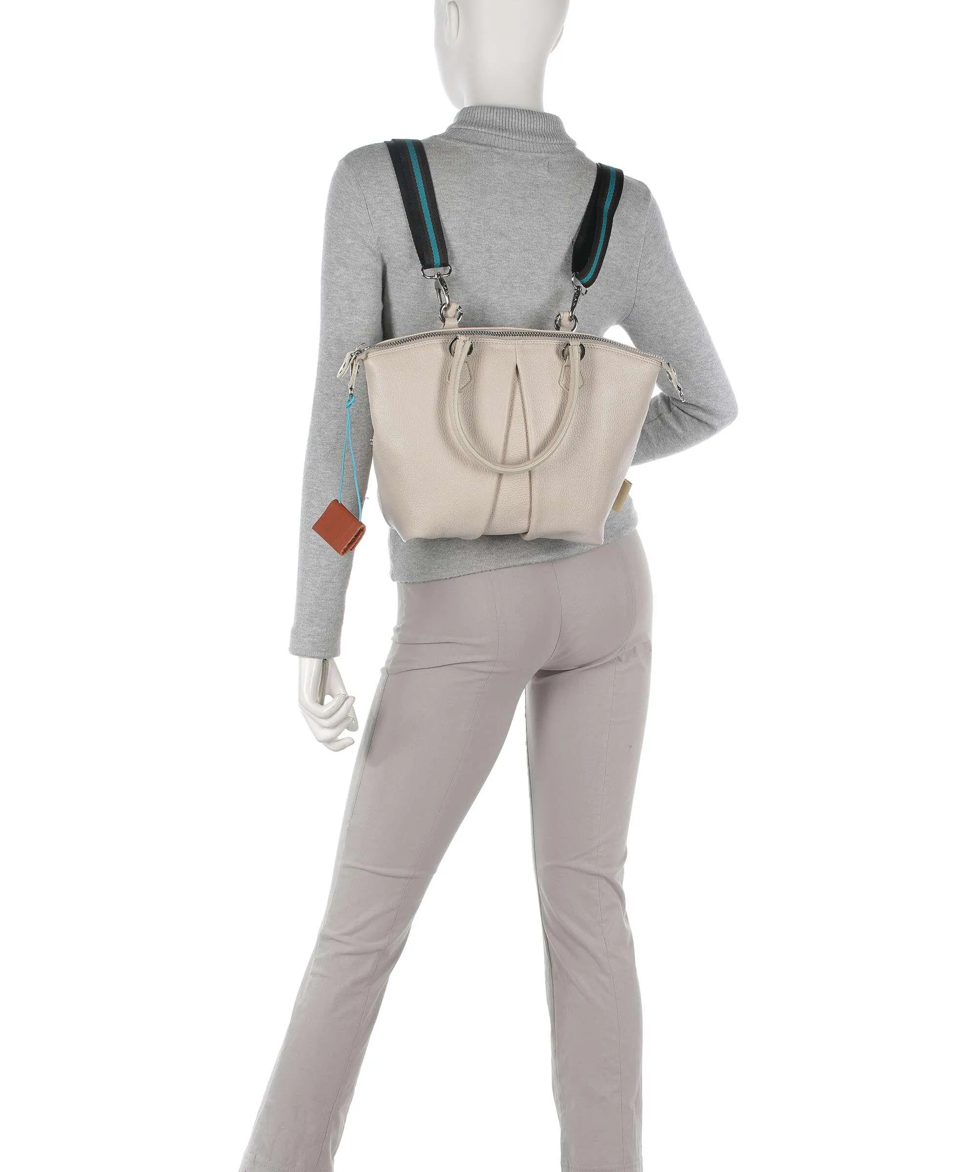  Gabs Ella M Borsa a zainetto pelle di vitello grana beige  
