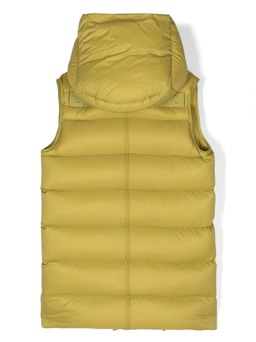 Gilet imbottito con chiusura decentrata in verde oliva - bambino