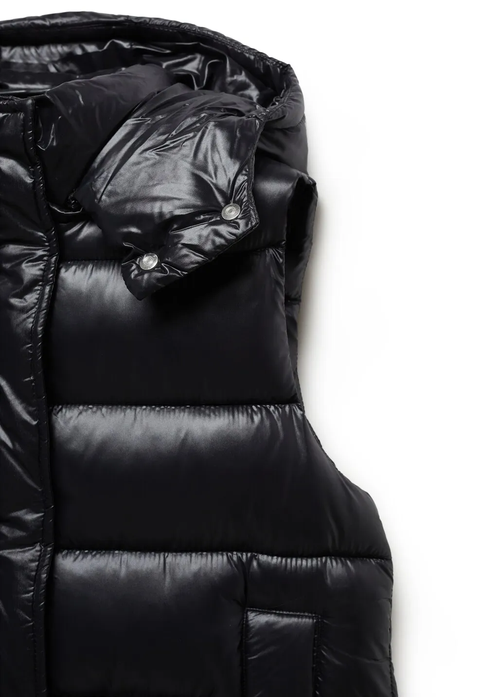 Gilet imbottito impermeabile cappuccio