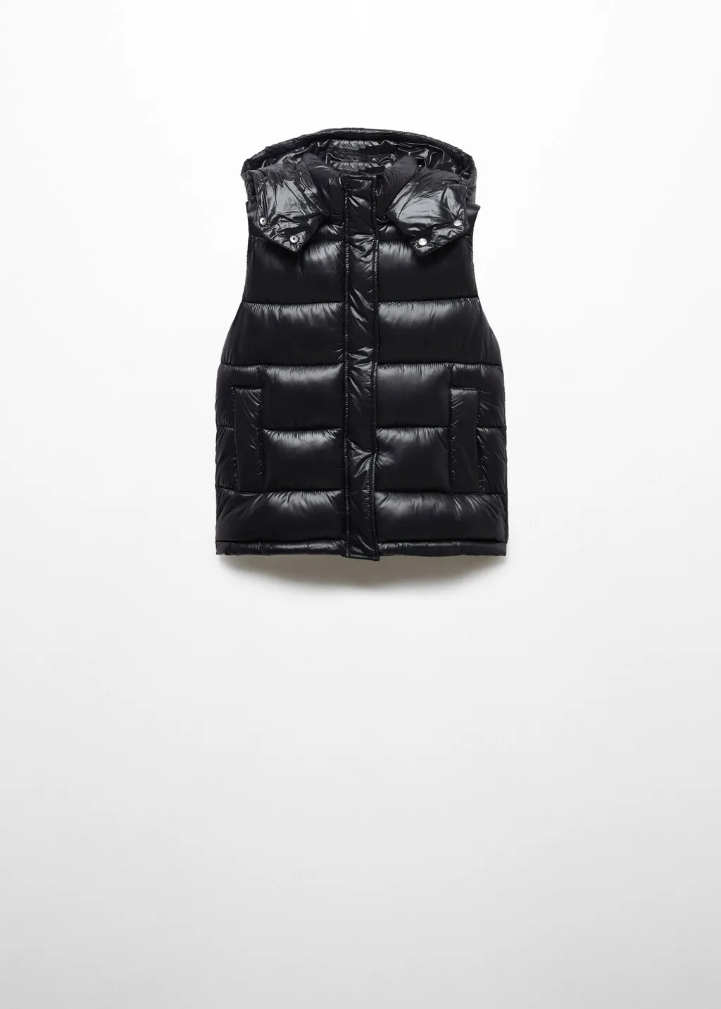 Gilet imbottito impermeabile cappuccio