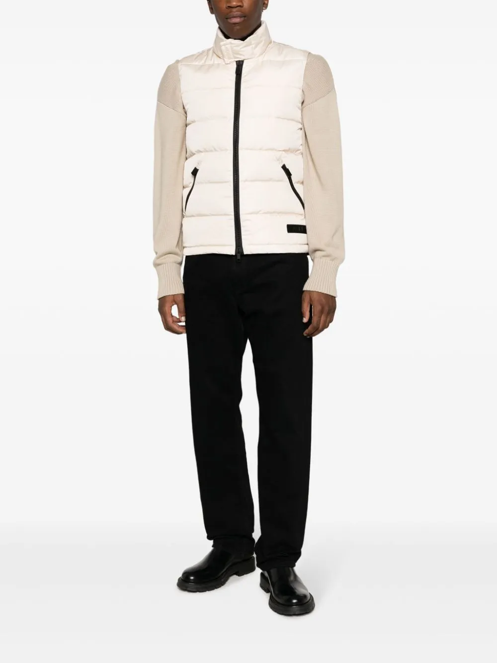 Gilet imbottito in bianco - uomo