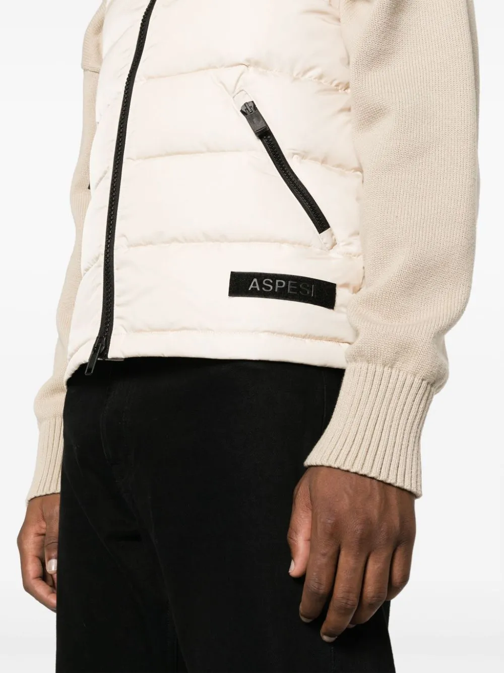 Gilet imbottito in bianco - uomo