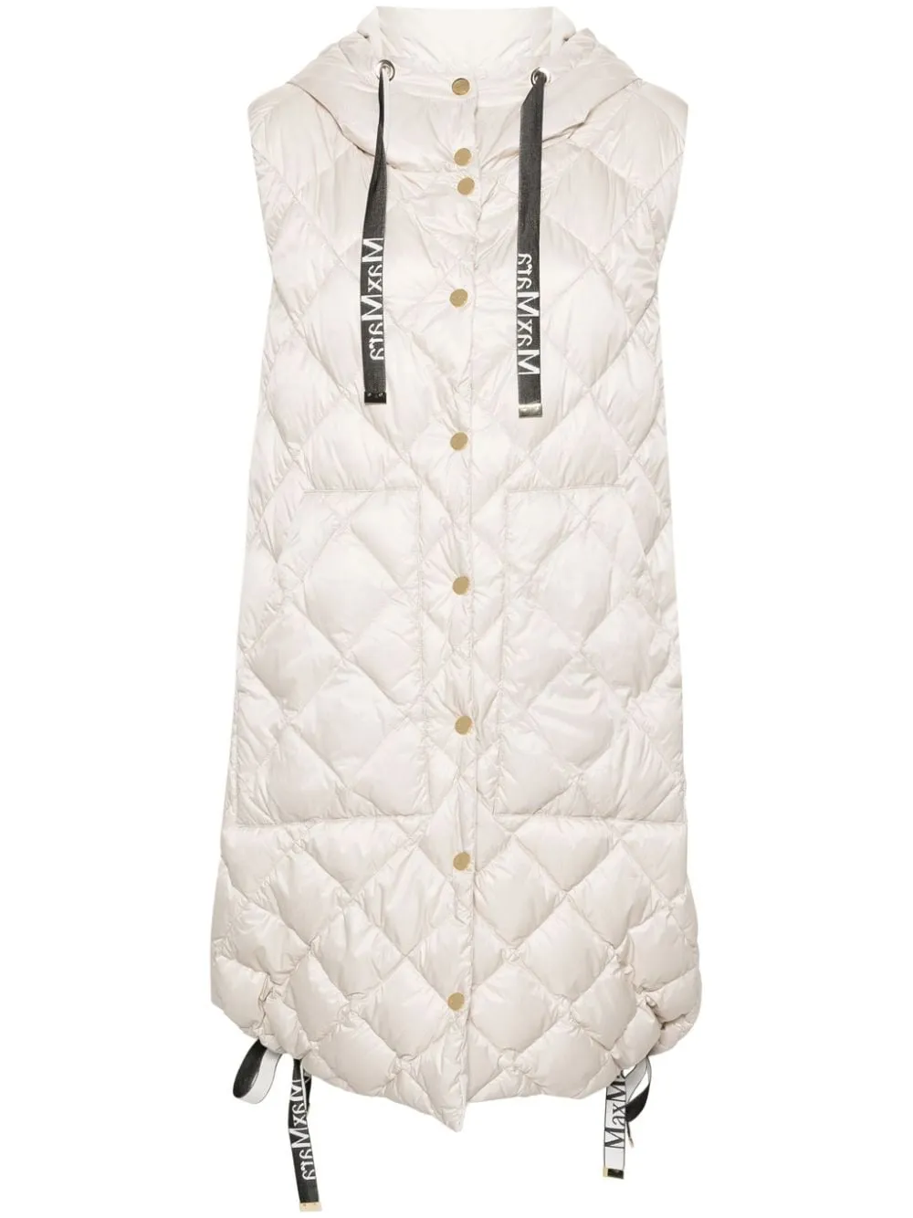 Gilet imbottito sisoft in beige - donna