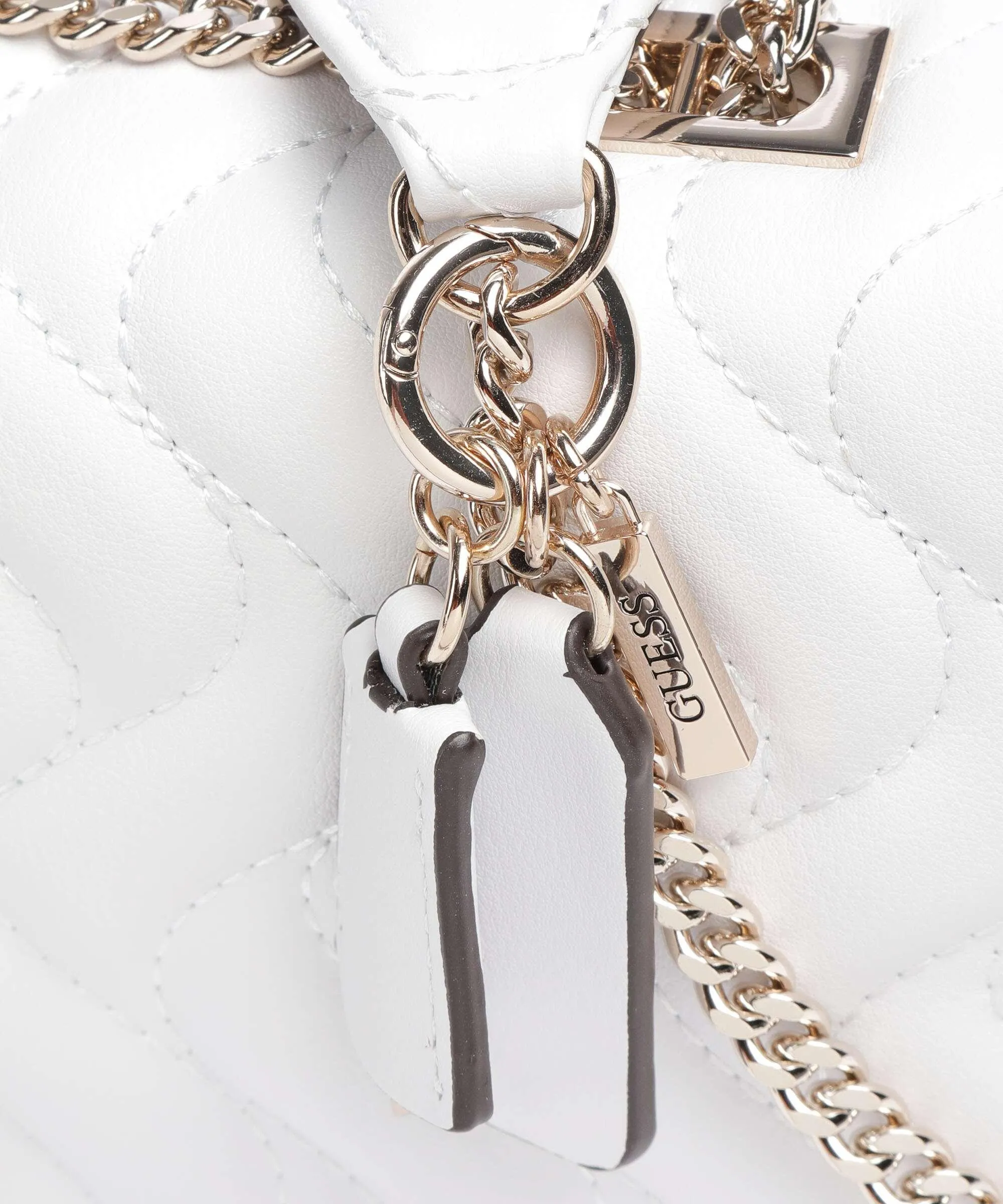  Guess Mai Eco Borsa a spalla pelle sintetica bianco  