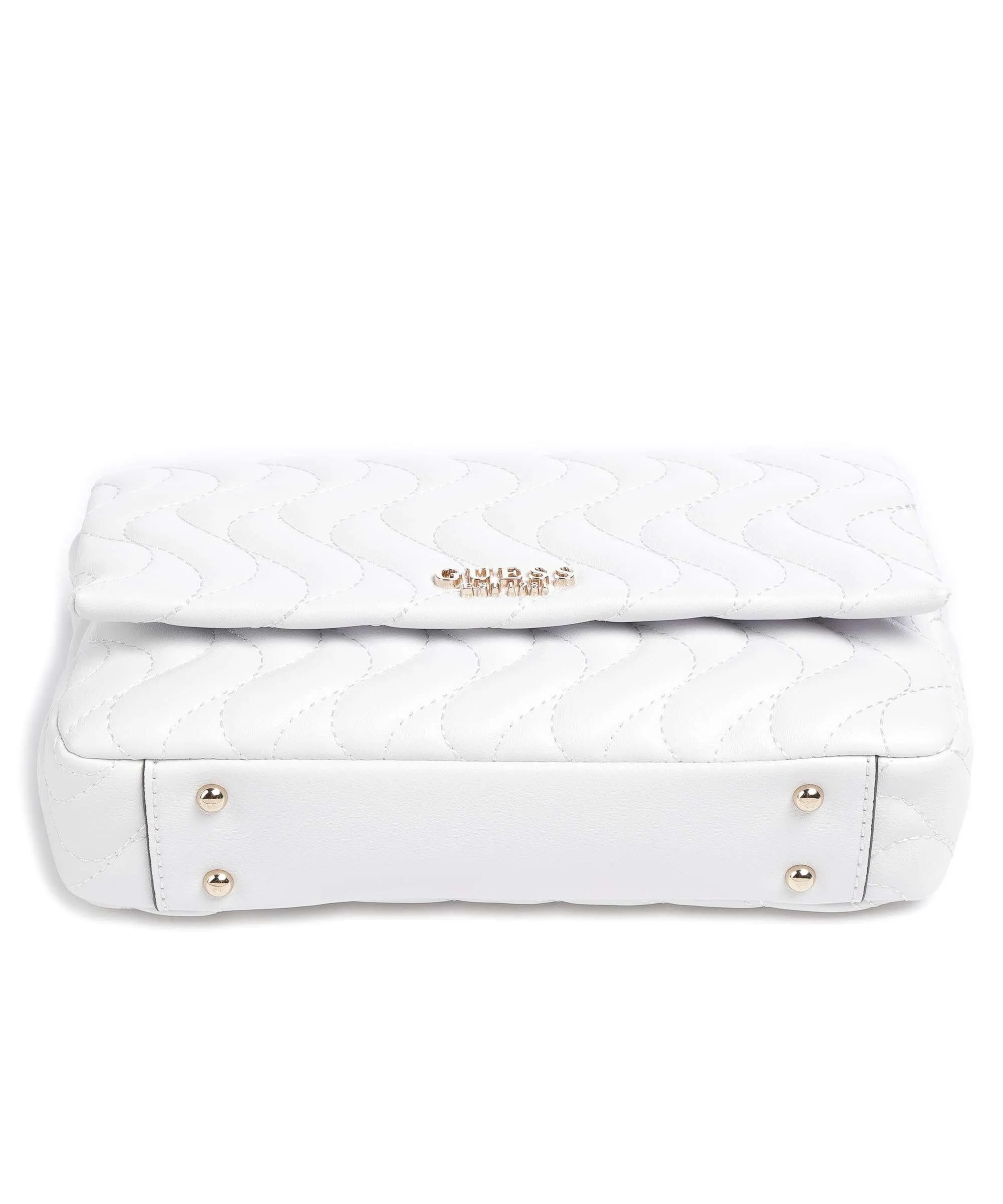  Guess Mai Eco Borsa a spalla pelle sintetica bianco  