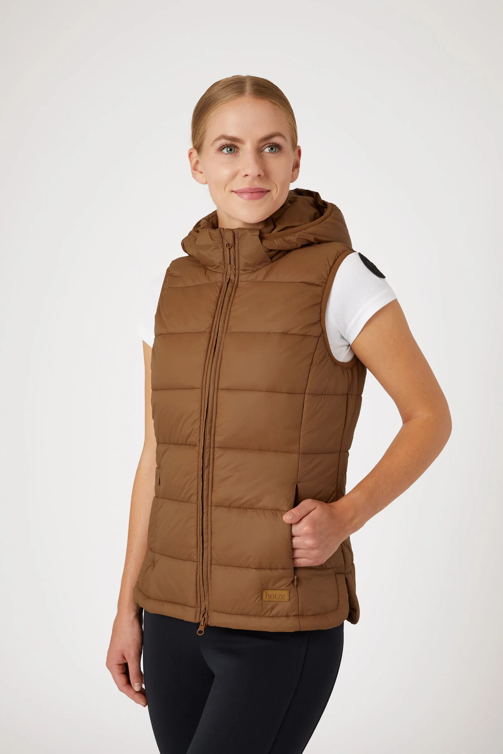 Horze Anne Gilet imbottito da equitazione per donna