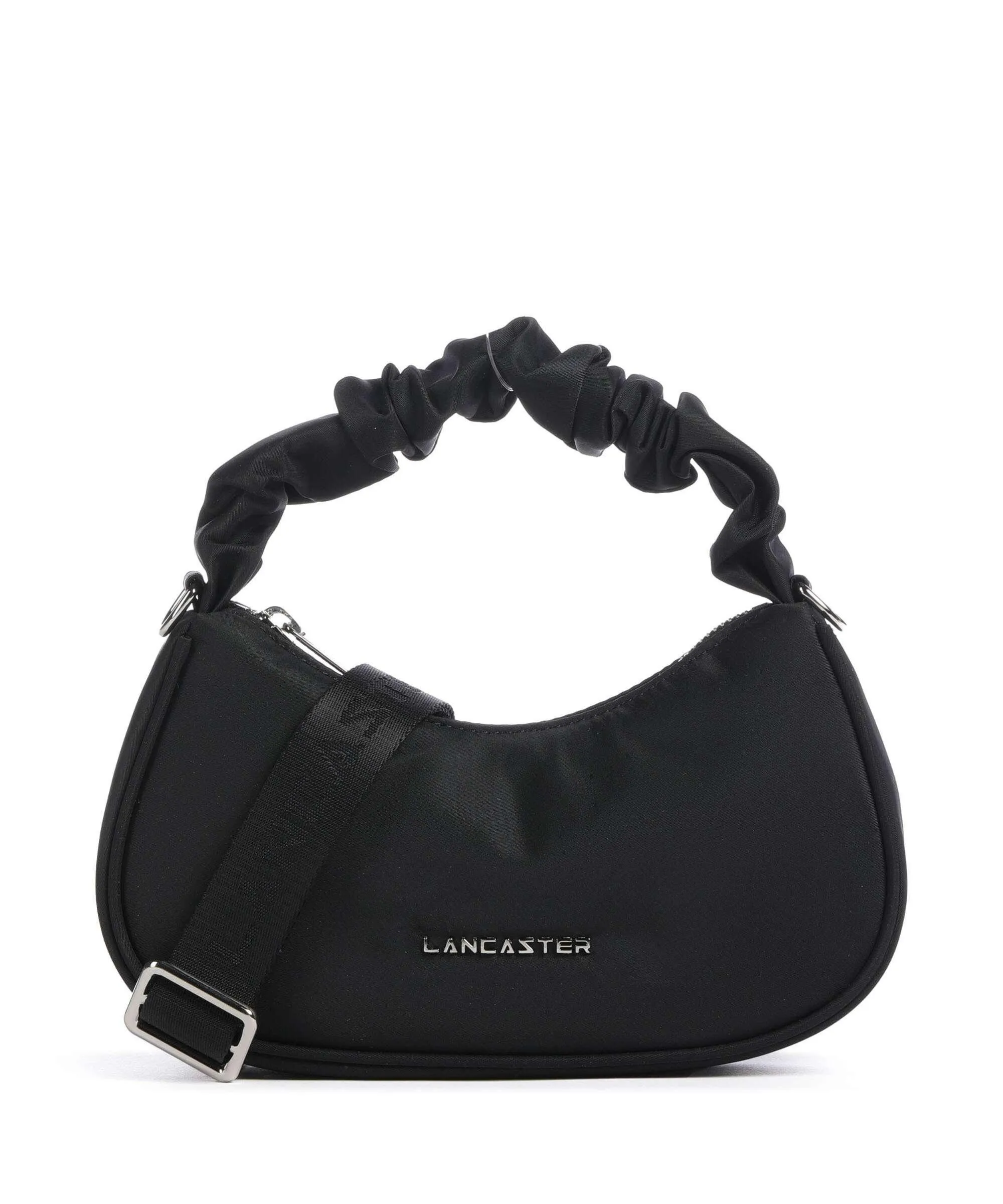  Lancaster Basic Chouchou Borsa a tracolla nylon nero  
