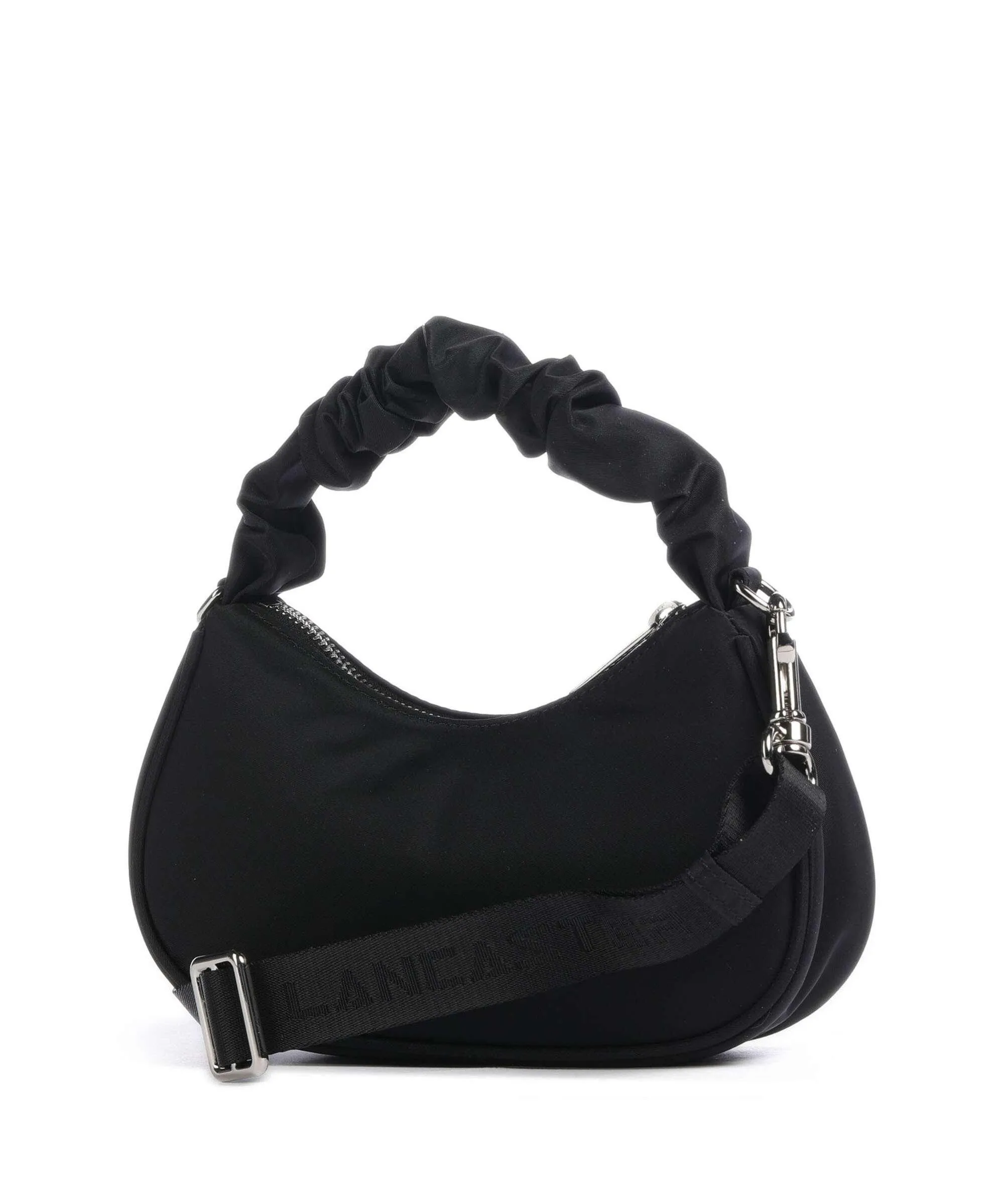  Lancaster Basic Chouchou Borsa a tracolla nylon nero  