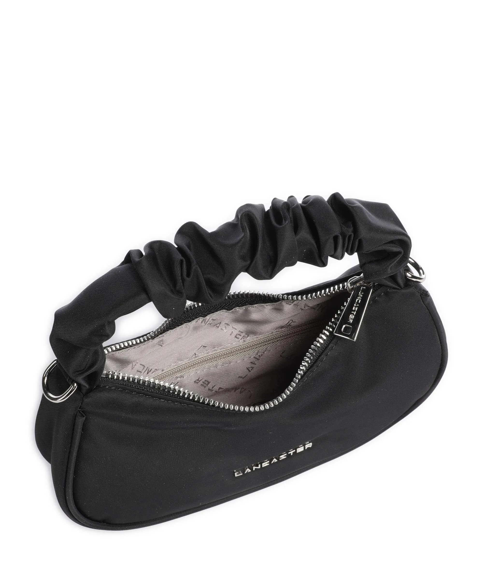  Lancaster Basic Chouchou Borsa a tracolla nylon nero  