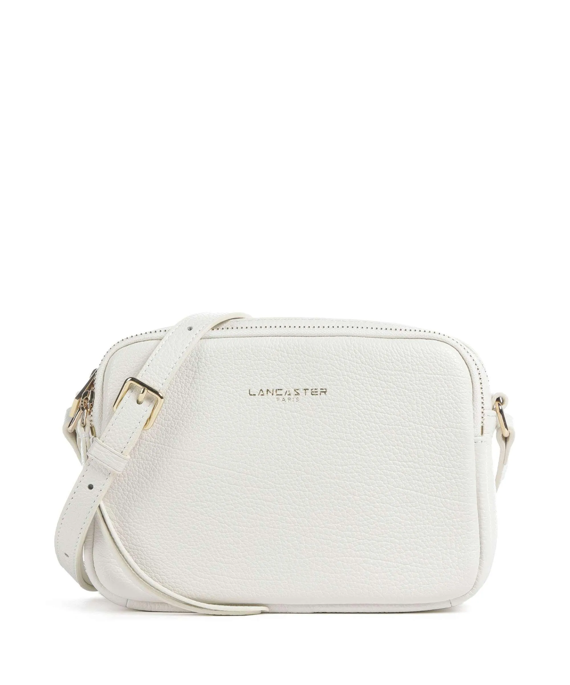  Lancaster Dune Borsa a tracolla pelle di vacchetta grana bianco  