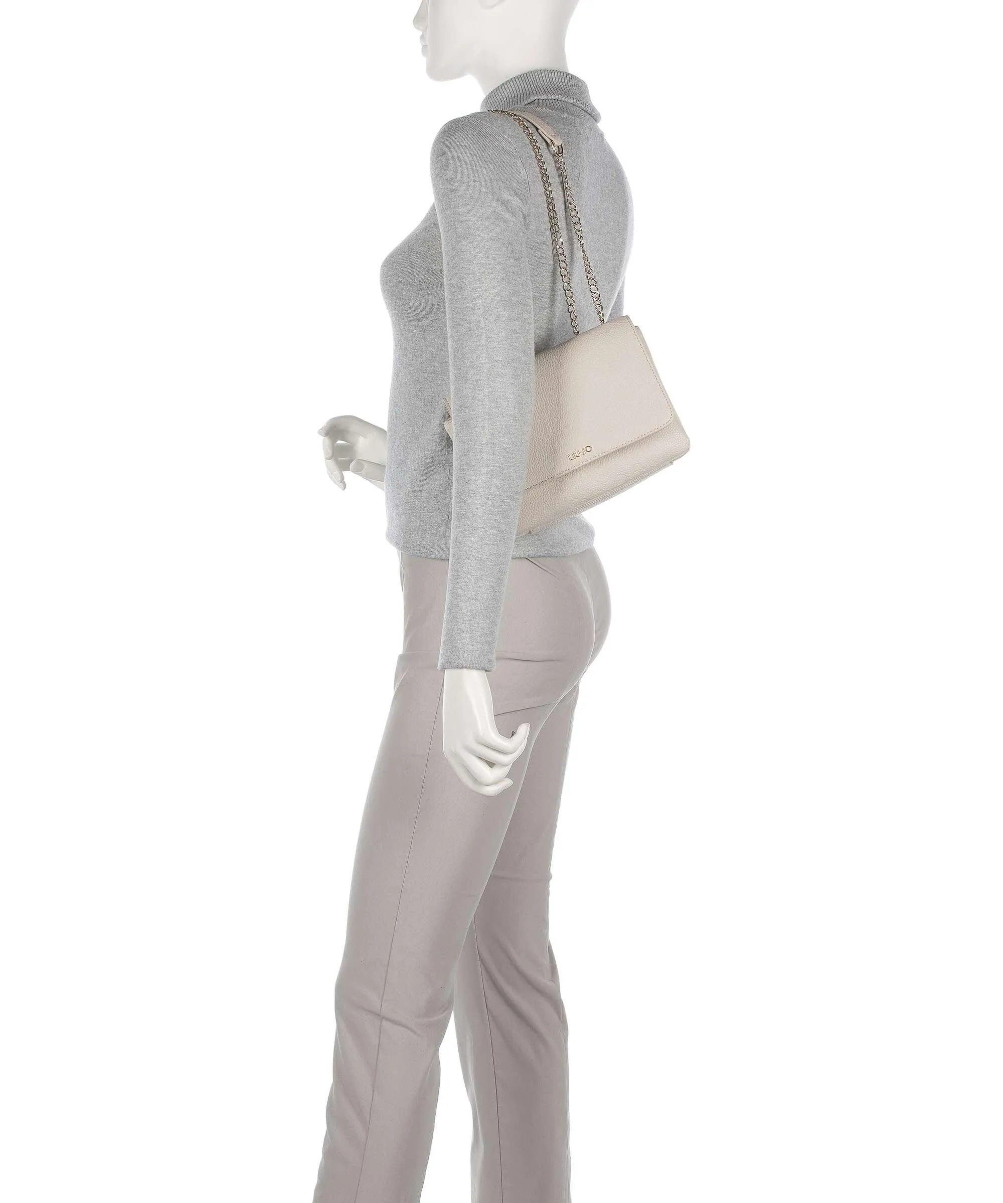  Liu Jo Caliwen Borsa a spalla pelle sintetica beige  