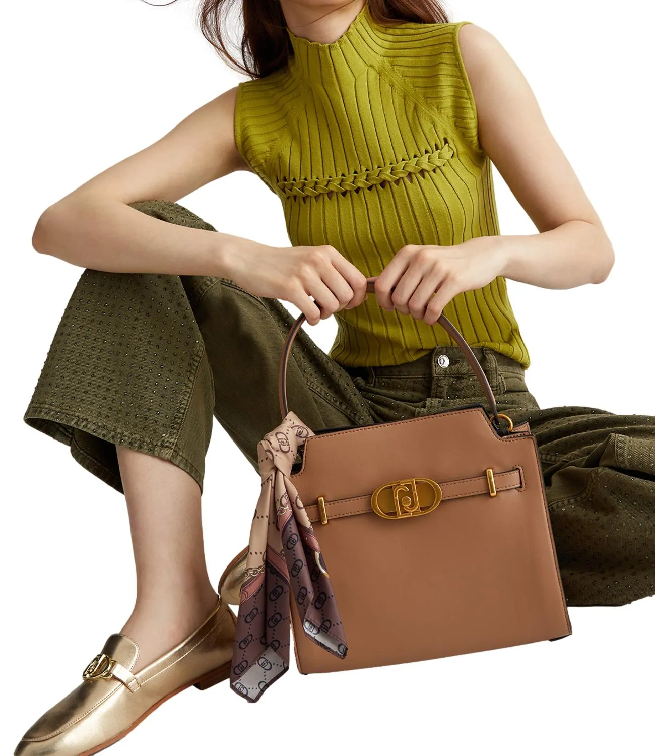 LIU-JO Liu Jo borsa cammello donna