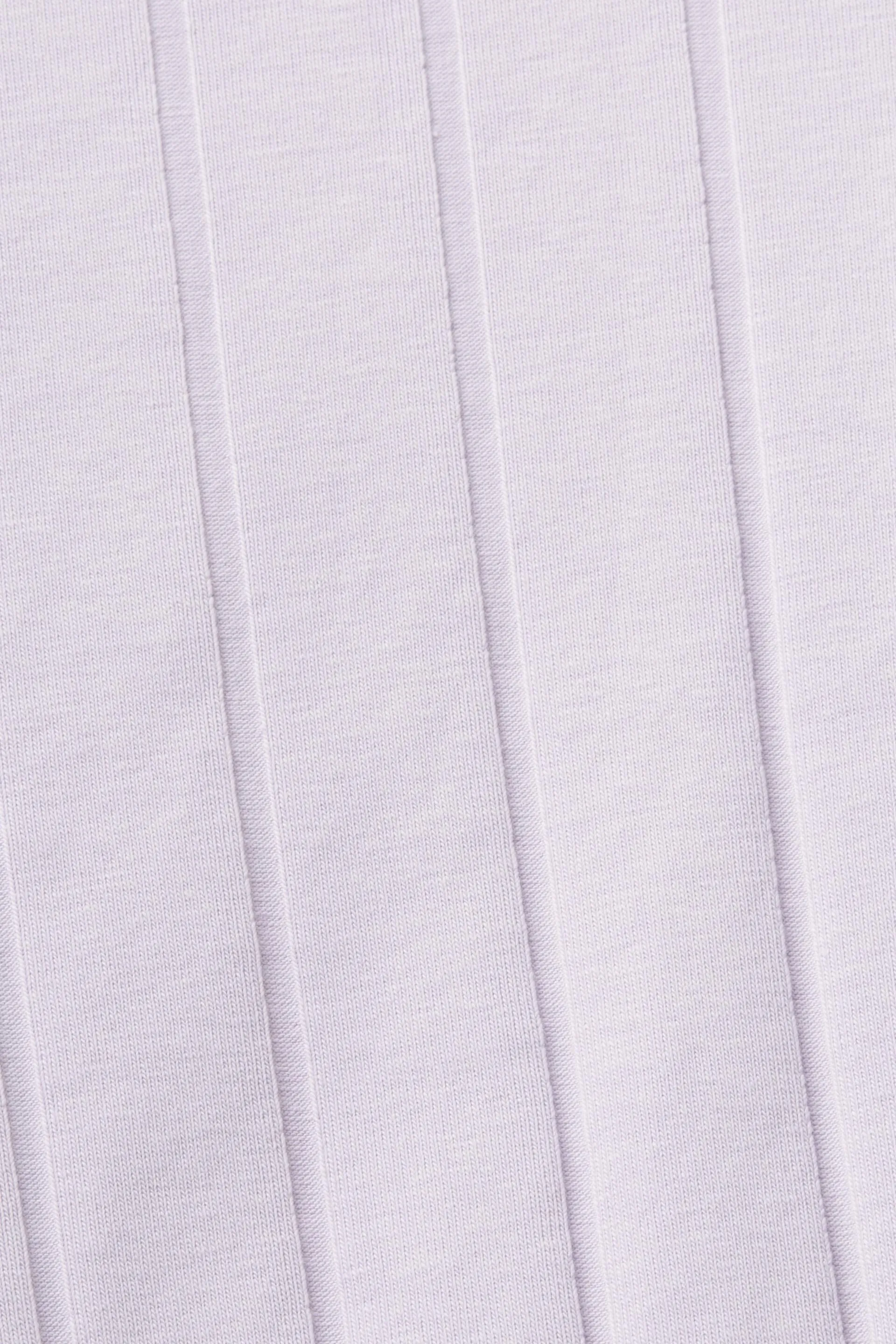 Maglia dolcevita in jersey a coste