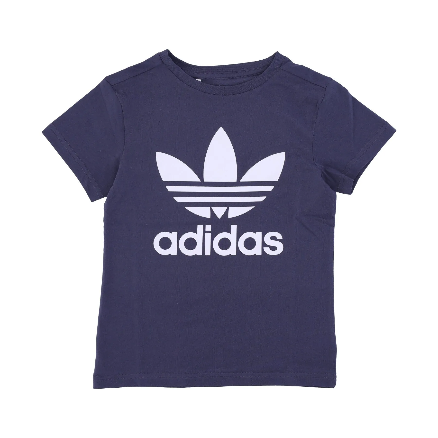 Maglietta Ragazzo Trefoil Tee Shadow Navy/white