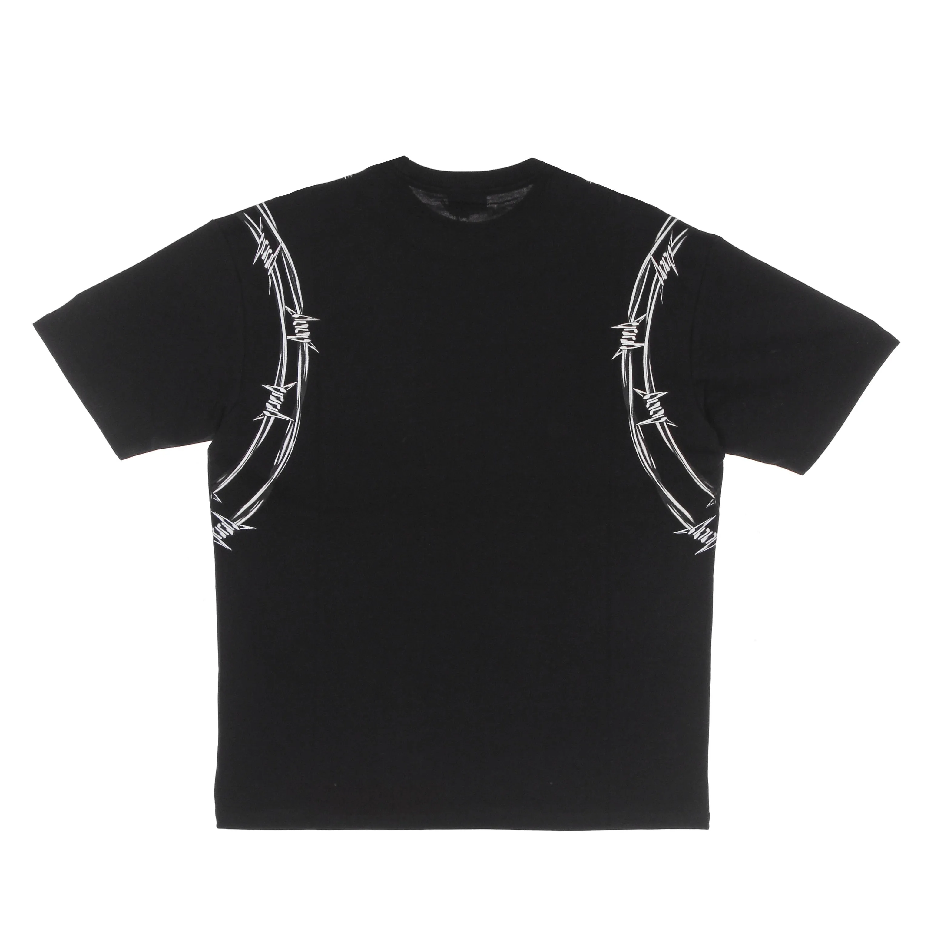 Maglietta Uomo Black Barbed Wire Tee Black