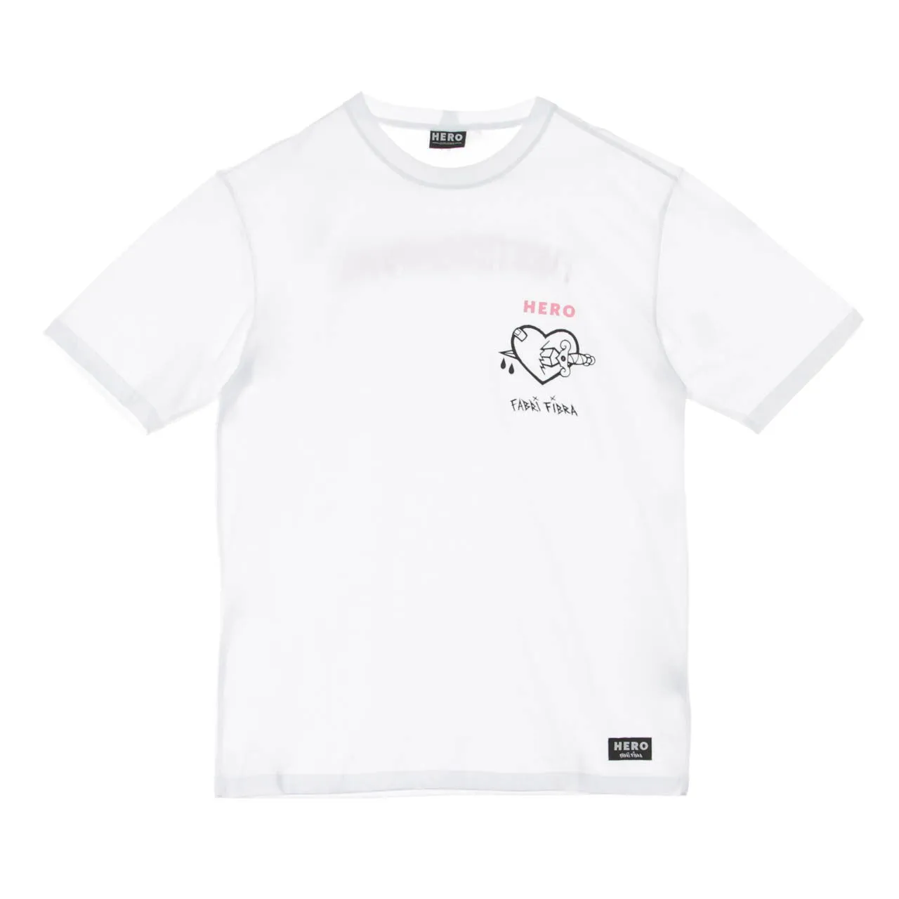 Maglietta Uomo Tee Fucktheromance X Fabri Fibra White