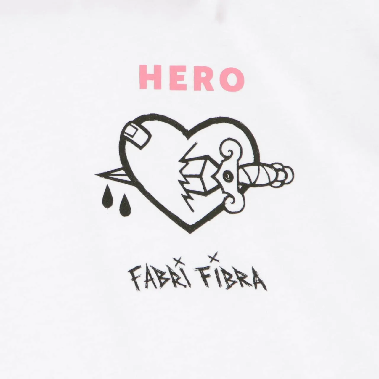 Maglietta Uomo Tee Fucktheromance X Fabri Fibra White