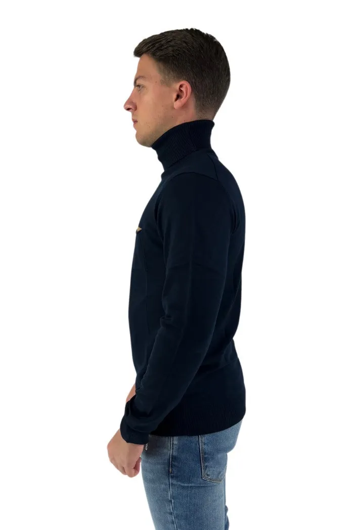 Markup dolcevita in misto viscosa con taschino mk590057