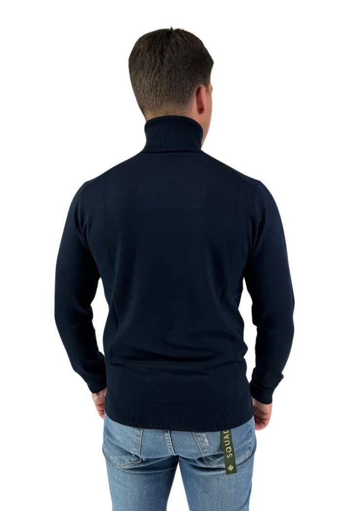 Markup dolcevita in misto viscosa con taschino mk590057