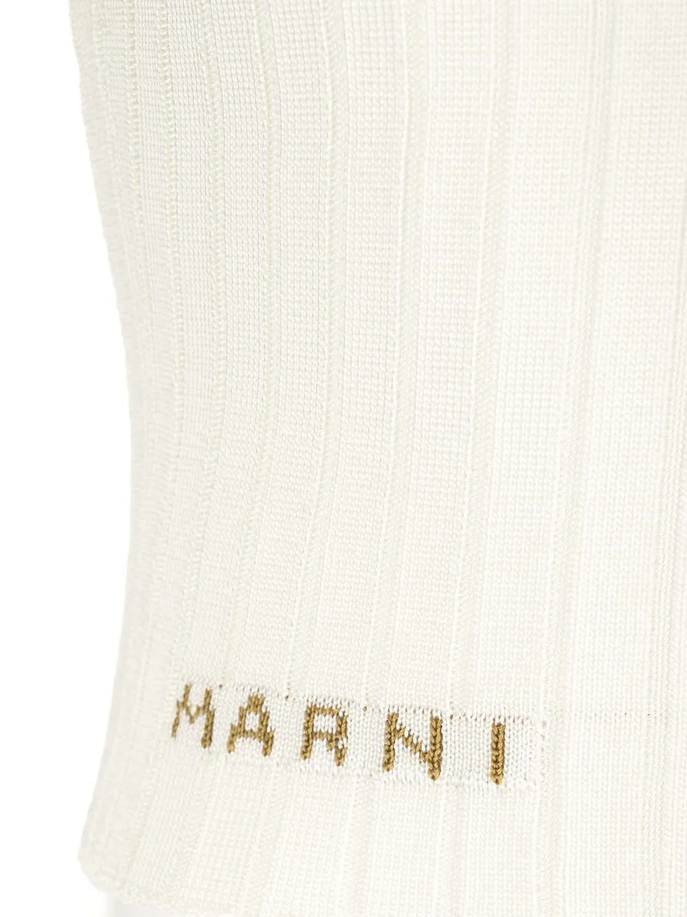   Marni  Dolcevita smanicato a costine  