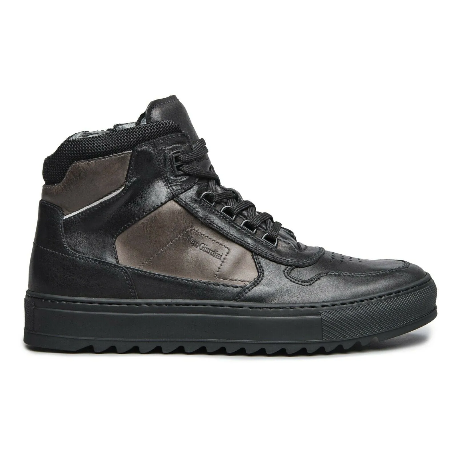 NeroGiardini - Art. I001832U 100 - sneakers alte - colore nero
