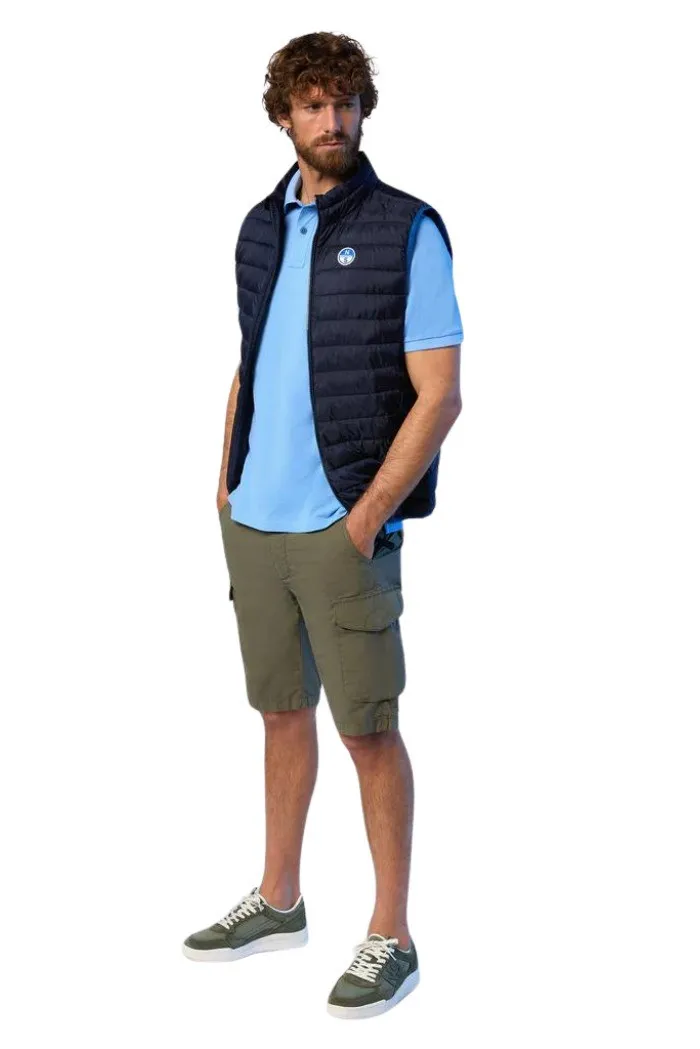 North Sails gilet imbottito con patch logo Crozet 603272