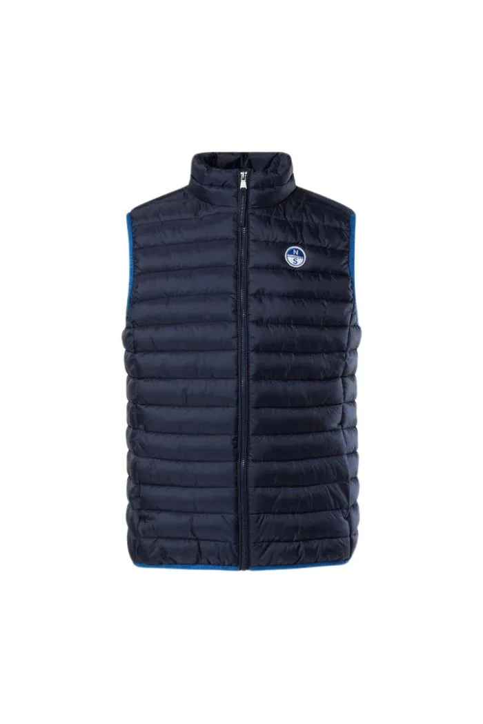 North Sails gilet imbottito con patch logo Crozet 603272