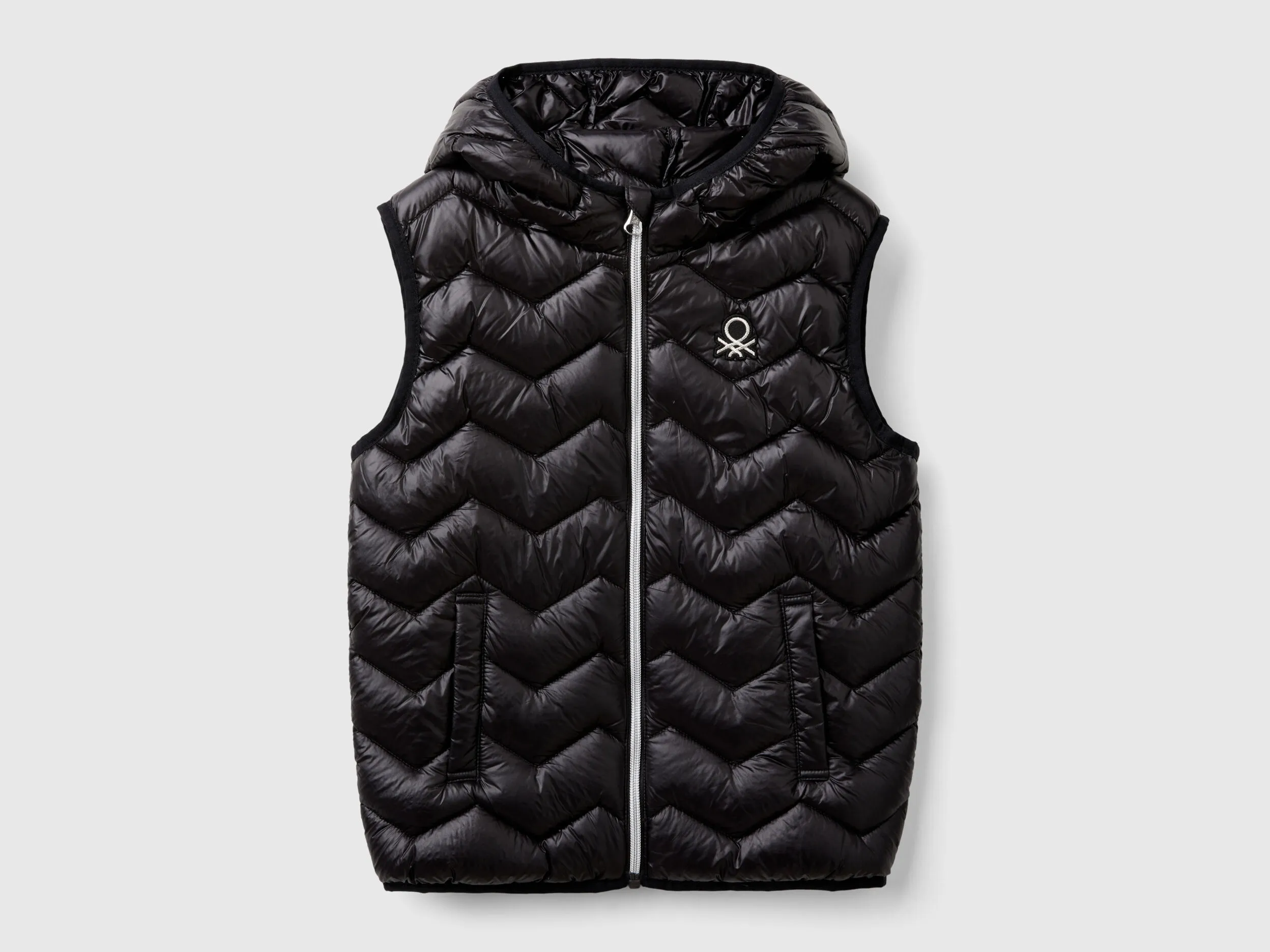 Nuovi arrivi Gilet imbottito in ovatta 3D con cappuccio