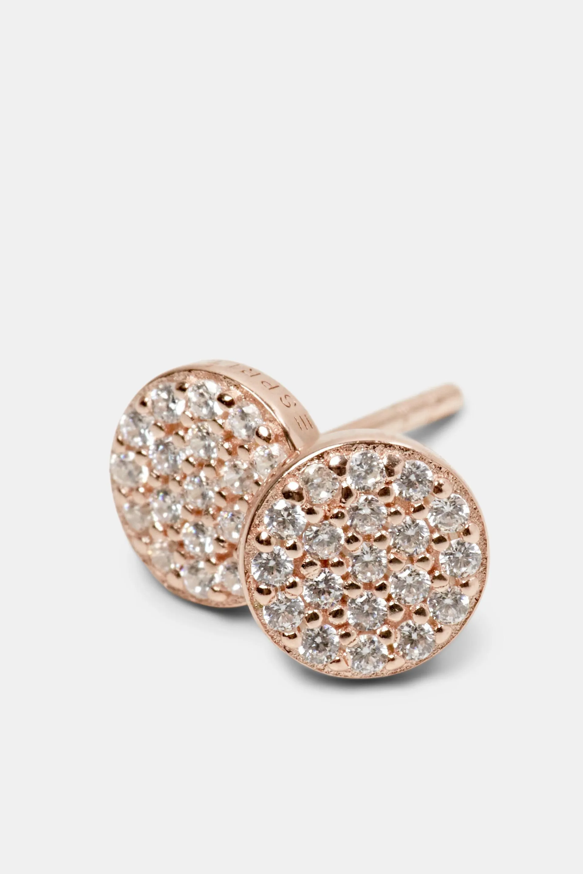 Orecchini a perno in argento sterling con zirconi