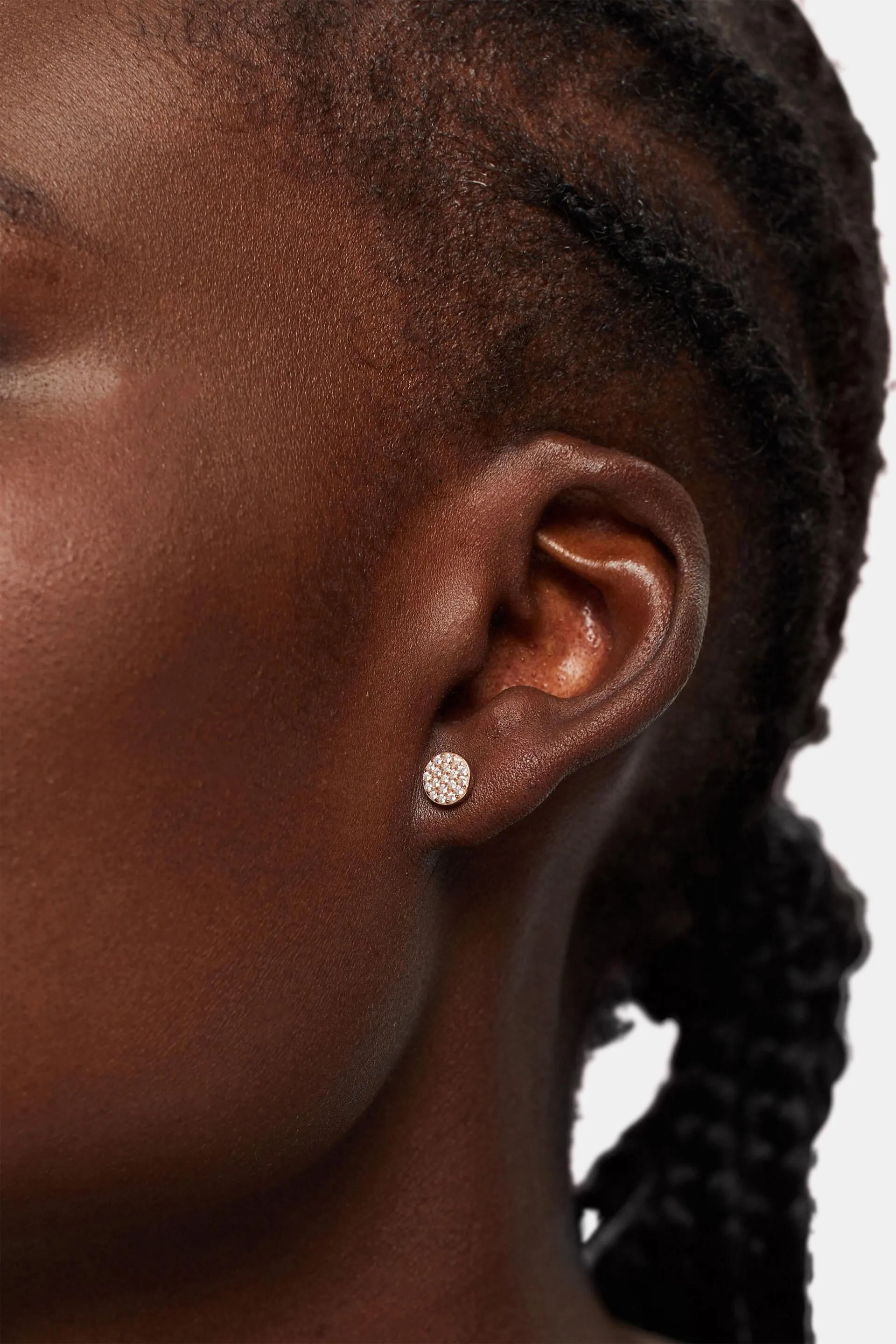 Orecchini a perno in argento sterling con zirconi
