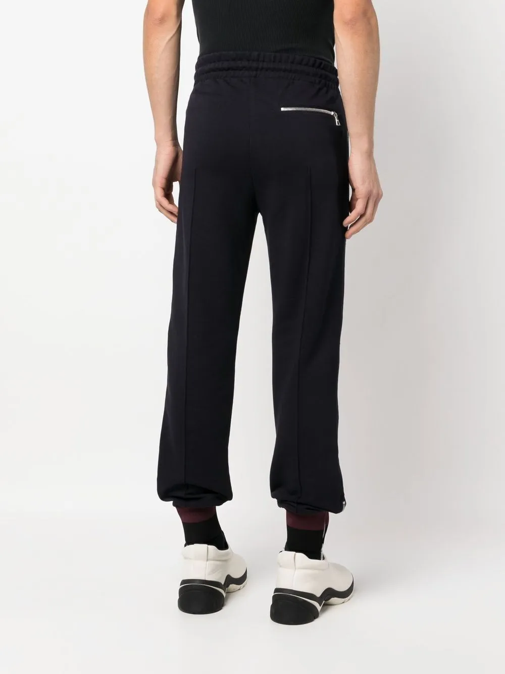 pantalone jogger con logo
