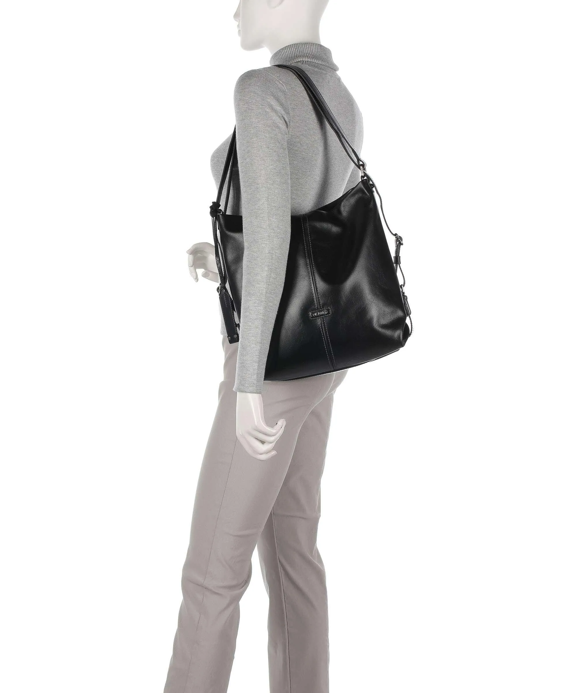  Picard Eternity Borsa a zainetto pelle di bufalo d'acqua nero  