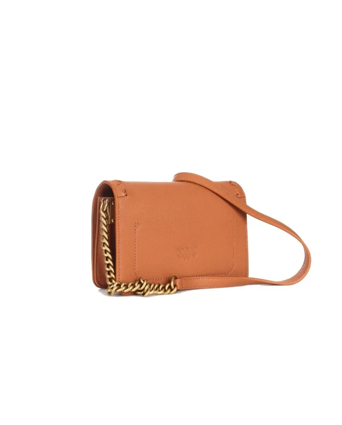 PINKO Borsa Donna 1P22UX ZN12 A-EE Love click mini framed waves L58Q CUOIO