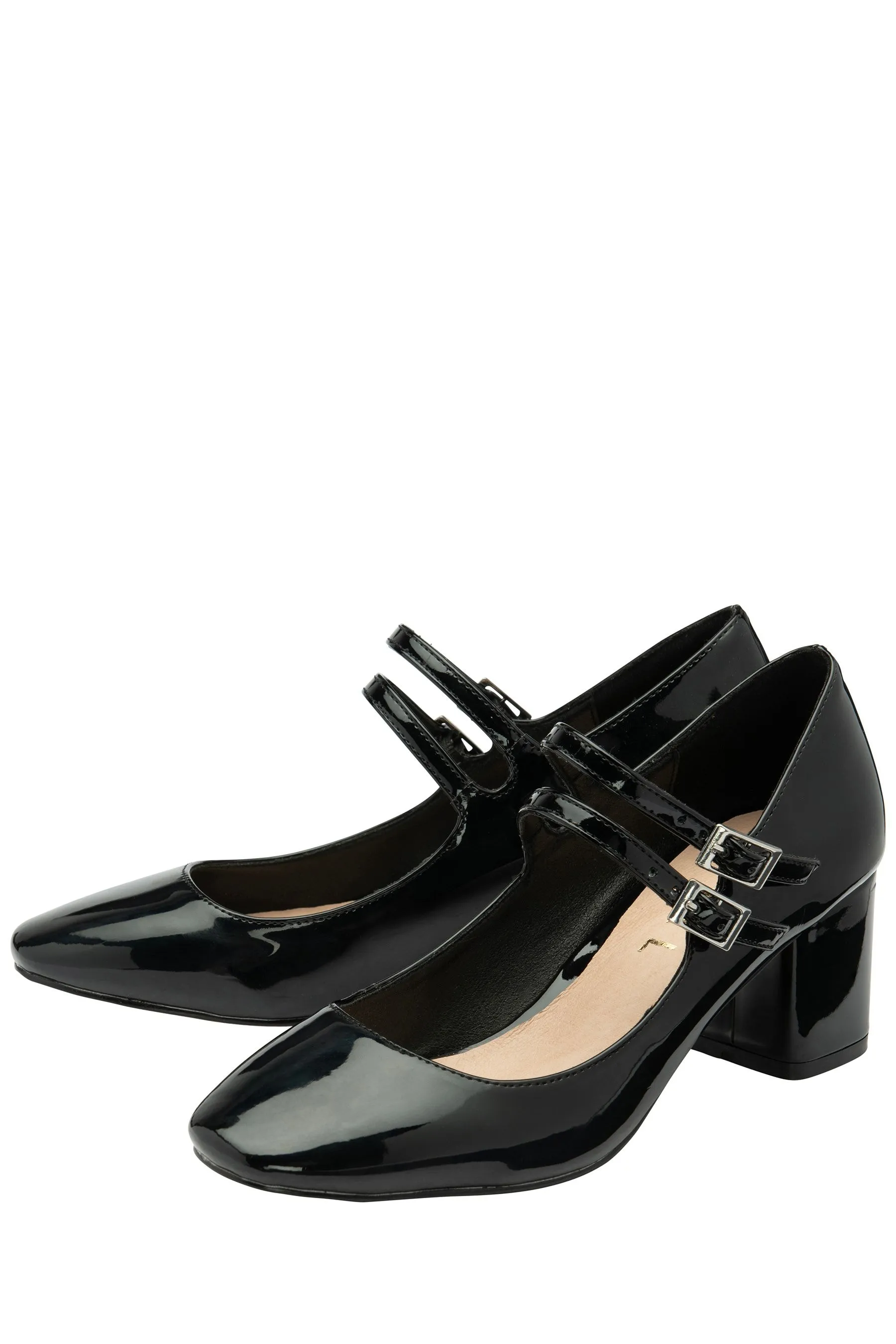 Ravel - Scarpe Mary Jane con tacco largo e fibbia doppia