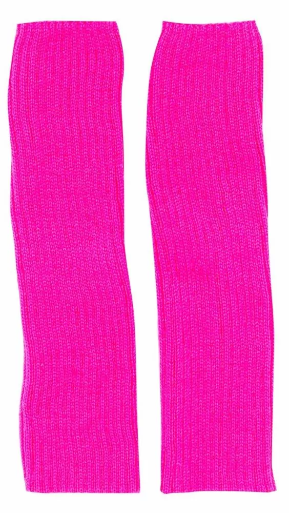 Scaldamuscoli da donna rosa fluo lunghi