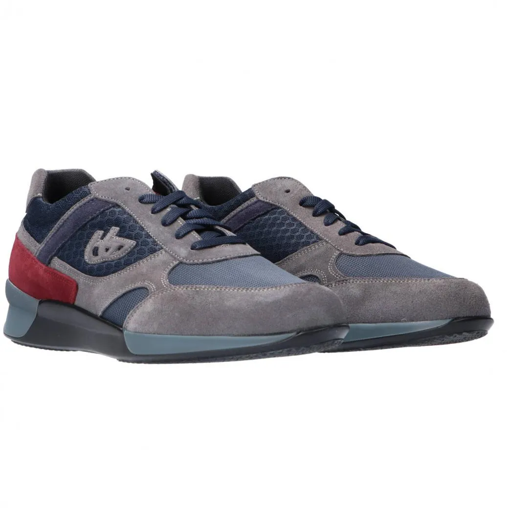 Scarpa camoscio e tela Blu