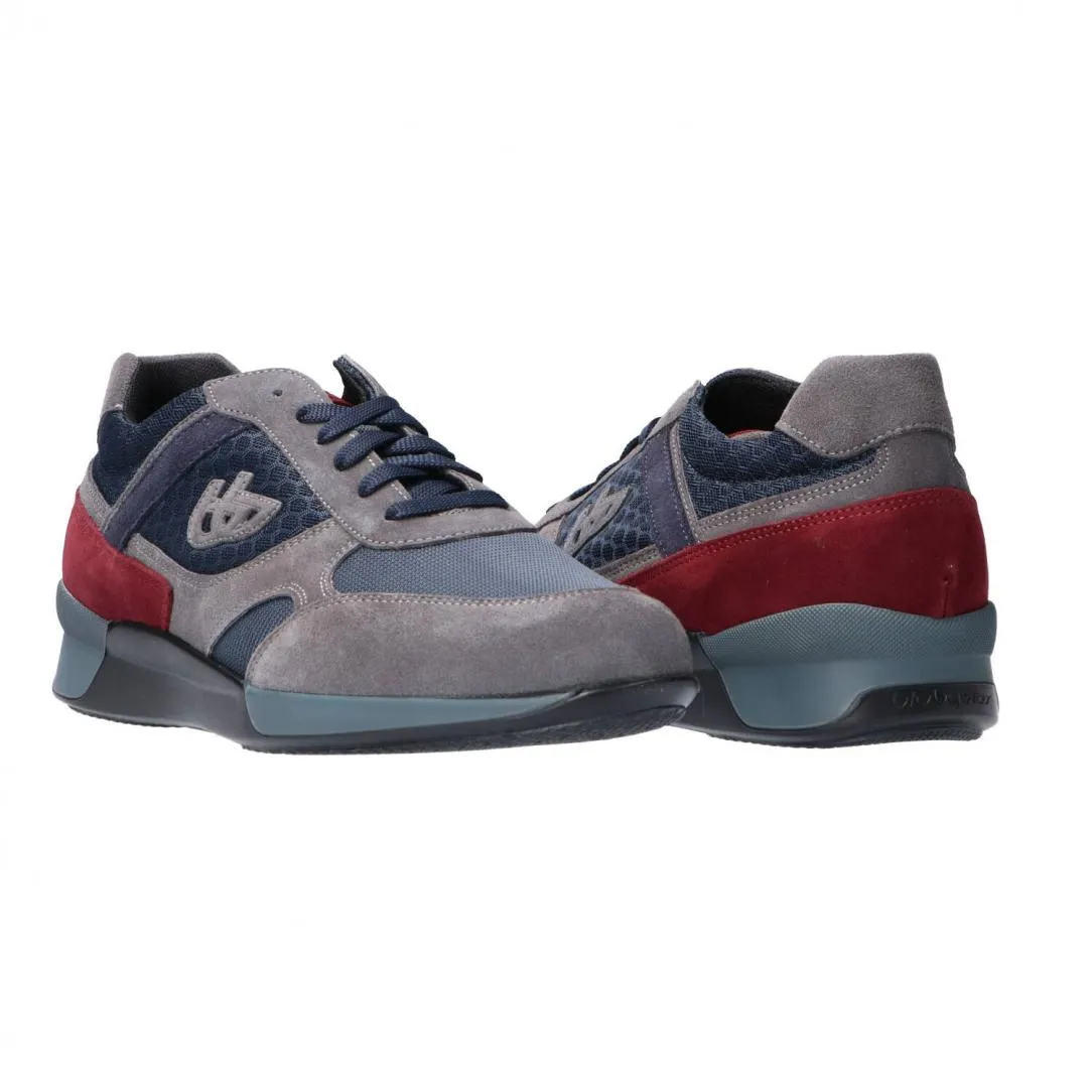 Scarpa camoscio e tela Blu