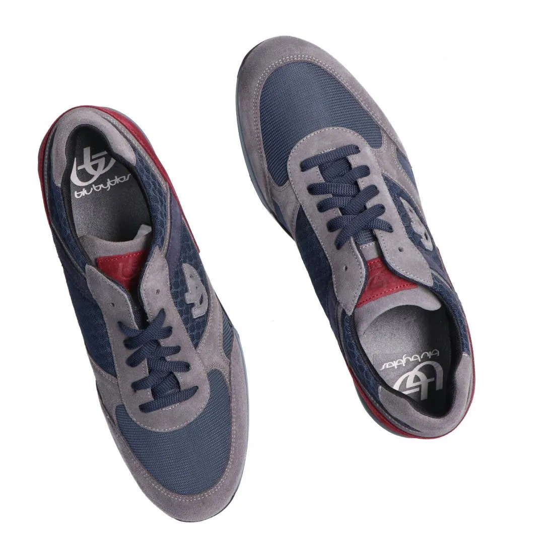 Scarpa camoscio e tela Blu