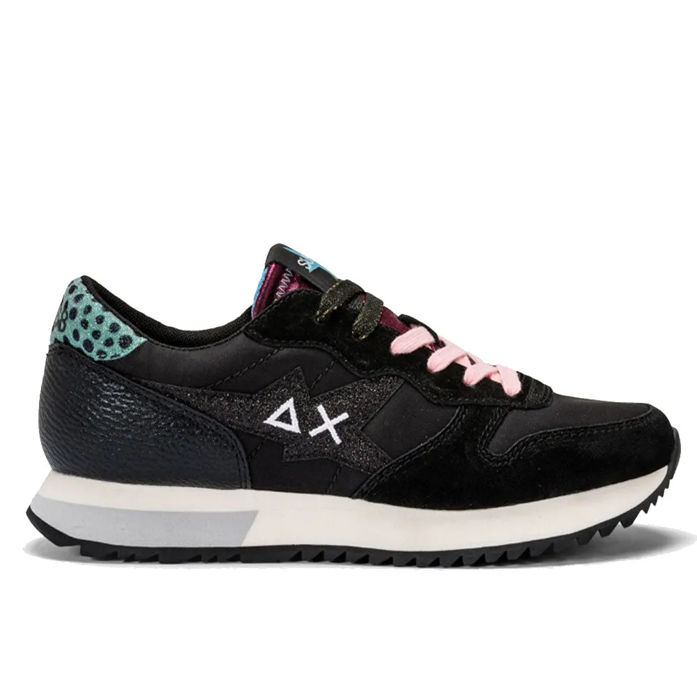 Scarpe Donna Sun68 Sneakers Stargirl Glitter Logo Colore Nero - Z43210