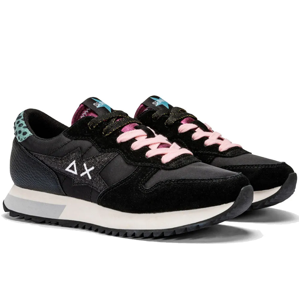 Scarpe Donna Sun68 Sneakers Stargirl Glitter Logo Colore Nero - Z43210