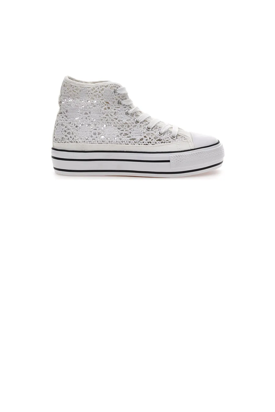 Sneakers Alte Pizzo Bianche Energy 110