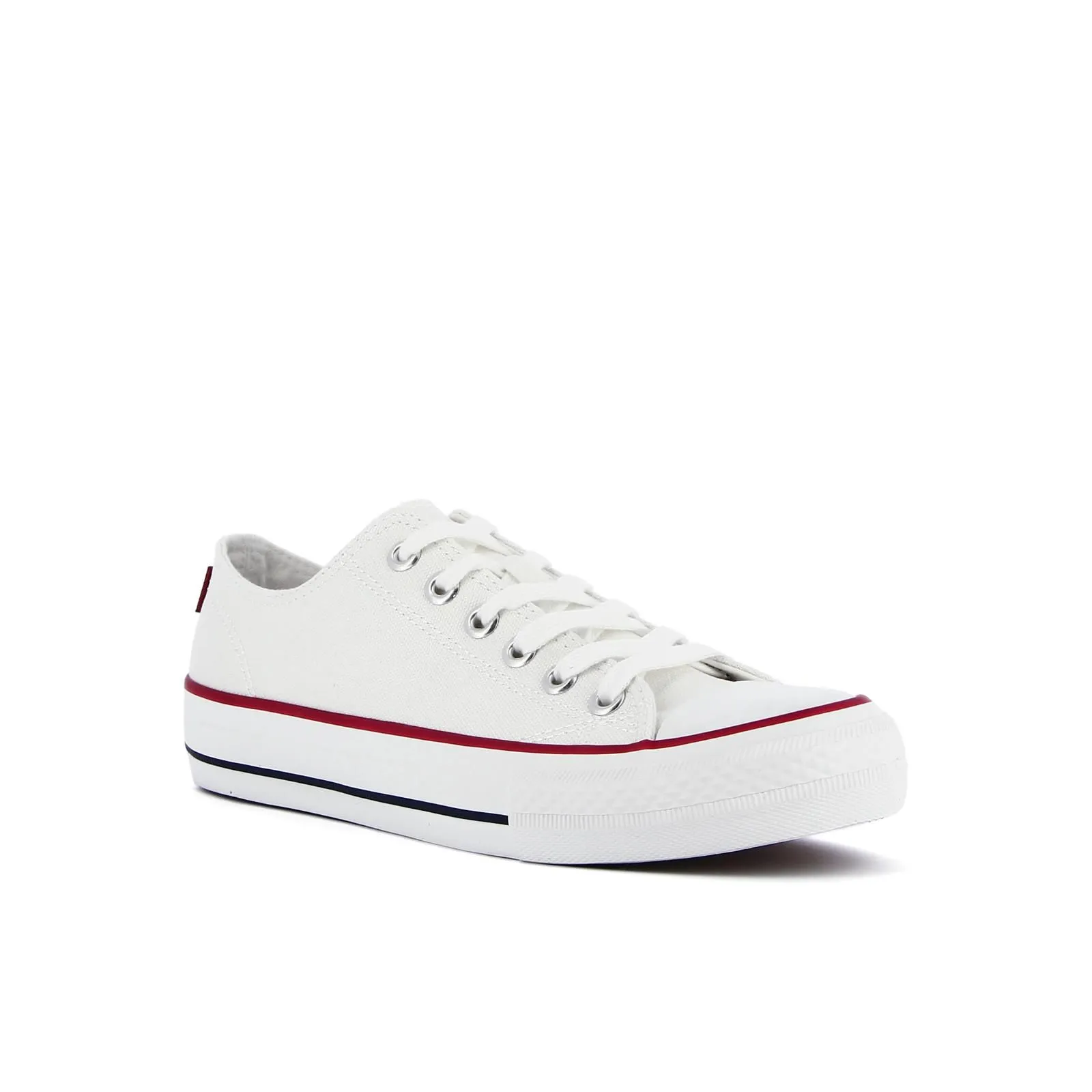 Sneakers bianche in tela