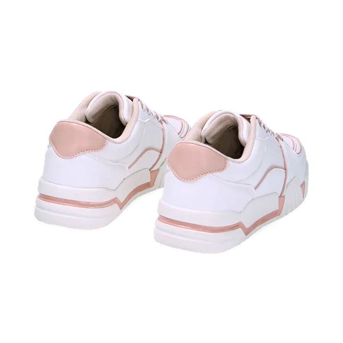 Sneakers bianco-rosa