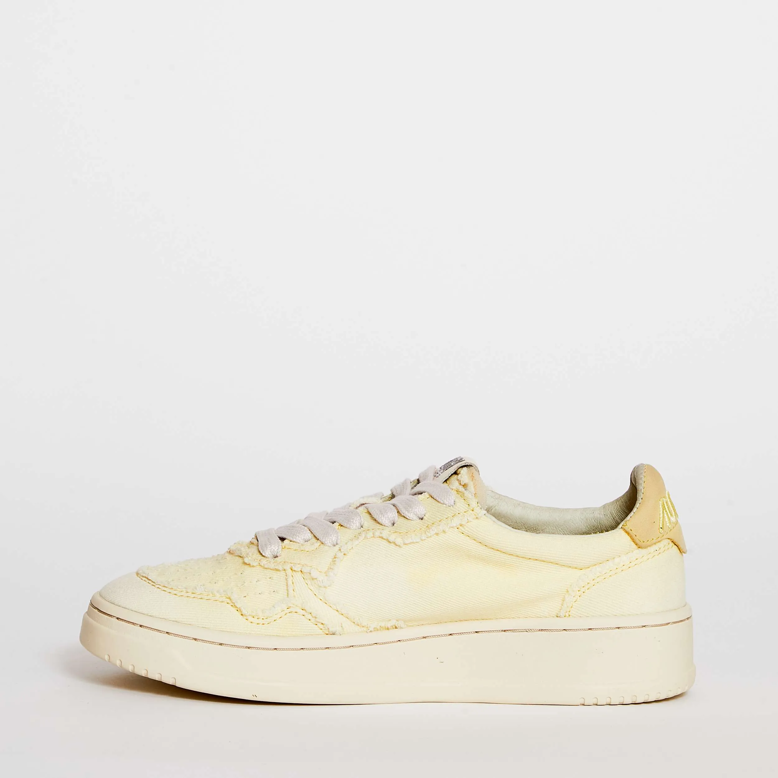 Sneakers Medalist Low In Tela Giallo