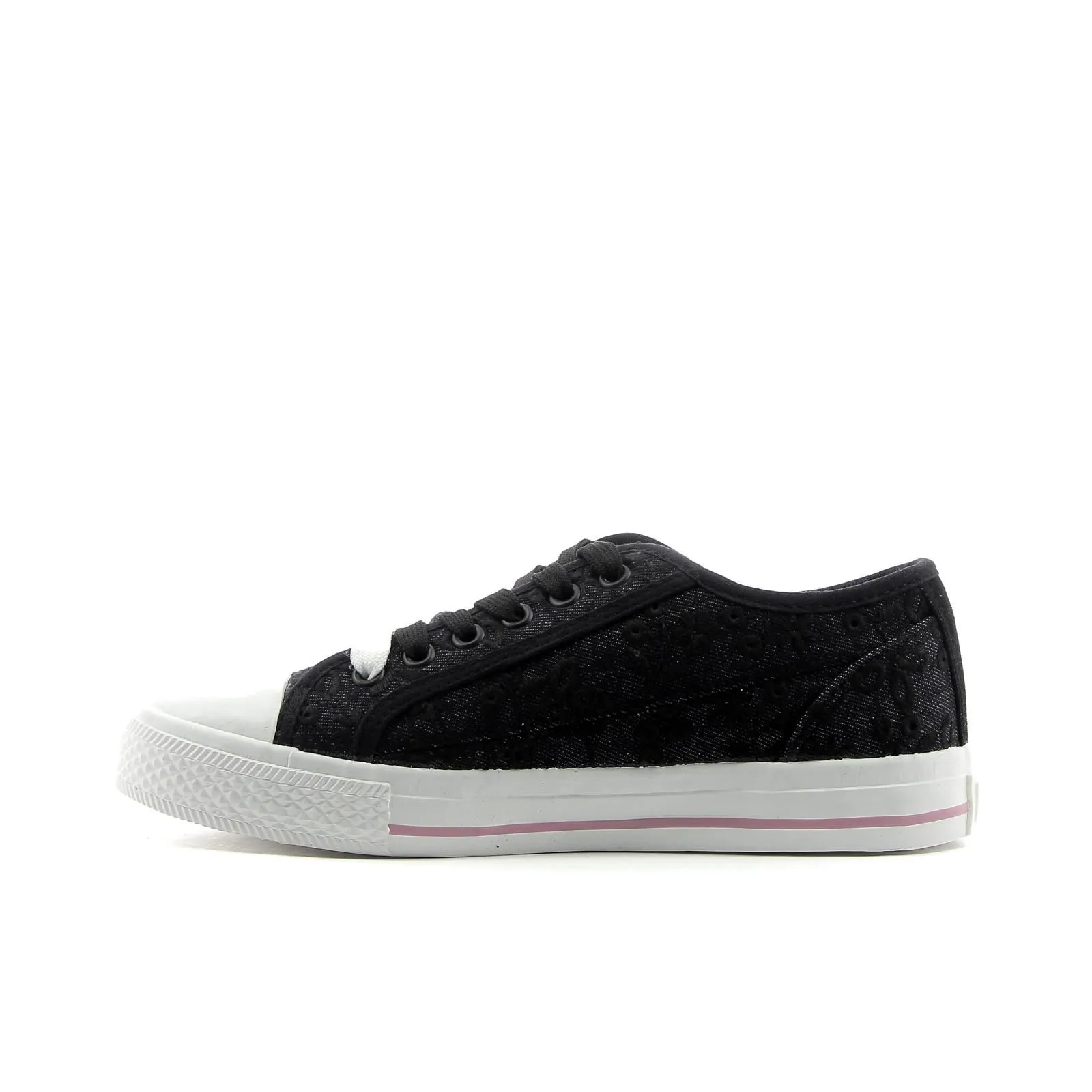 Sneakers nere in tela
