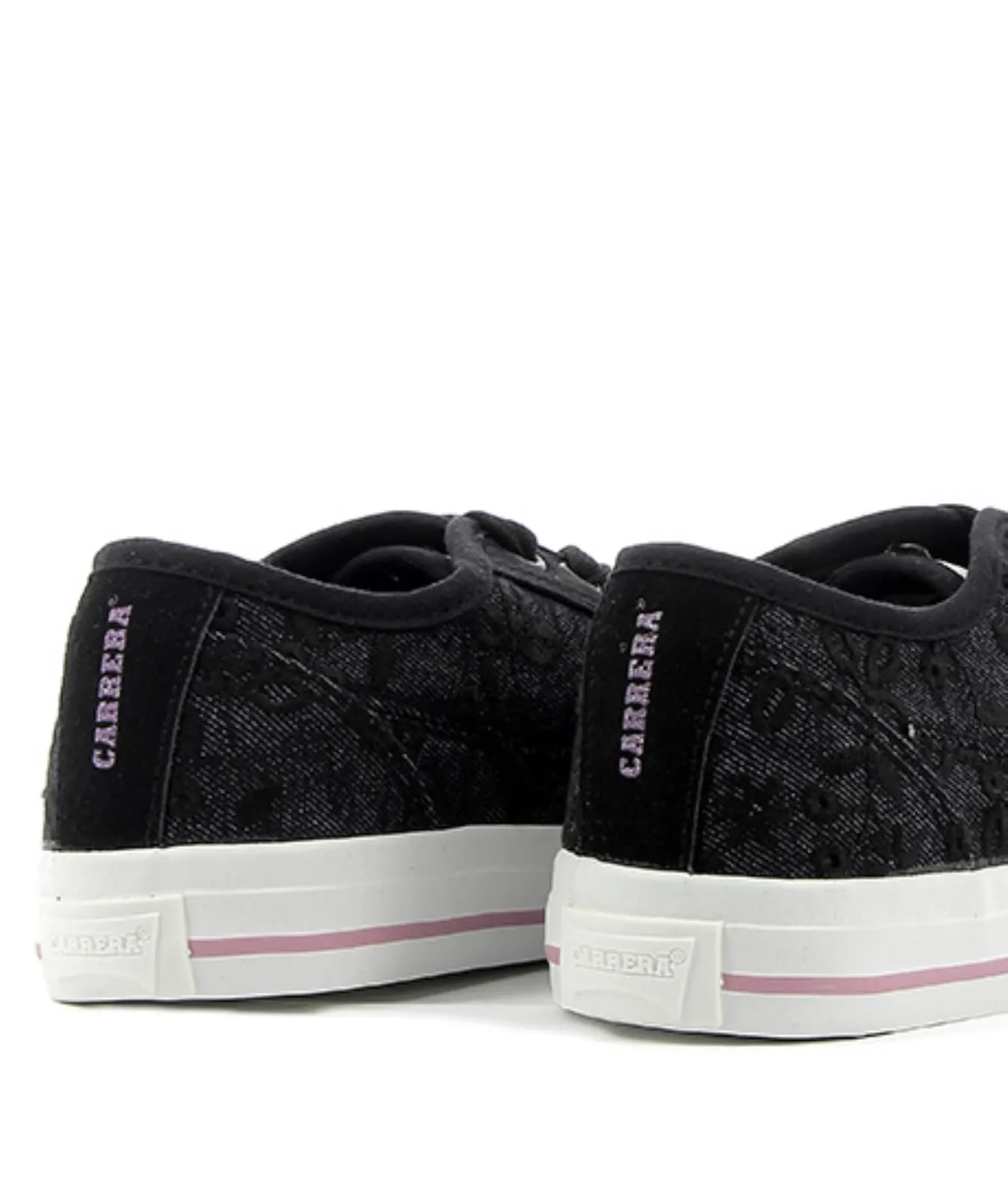Sneakers nere in tela