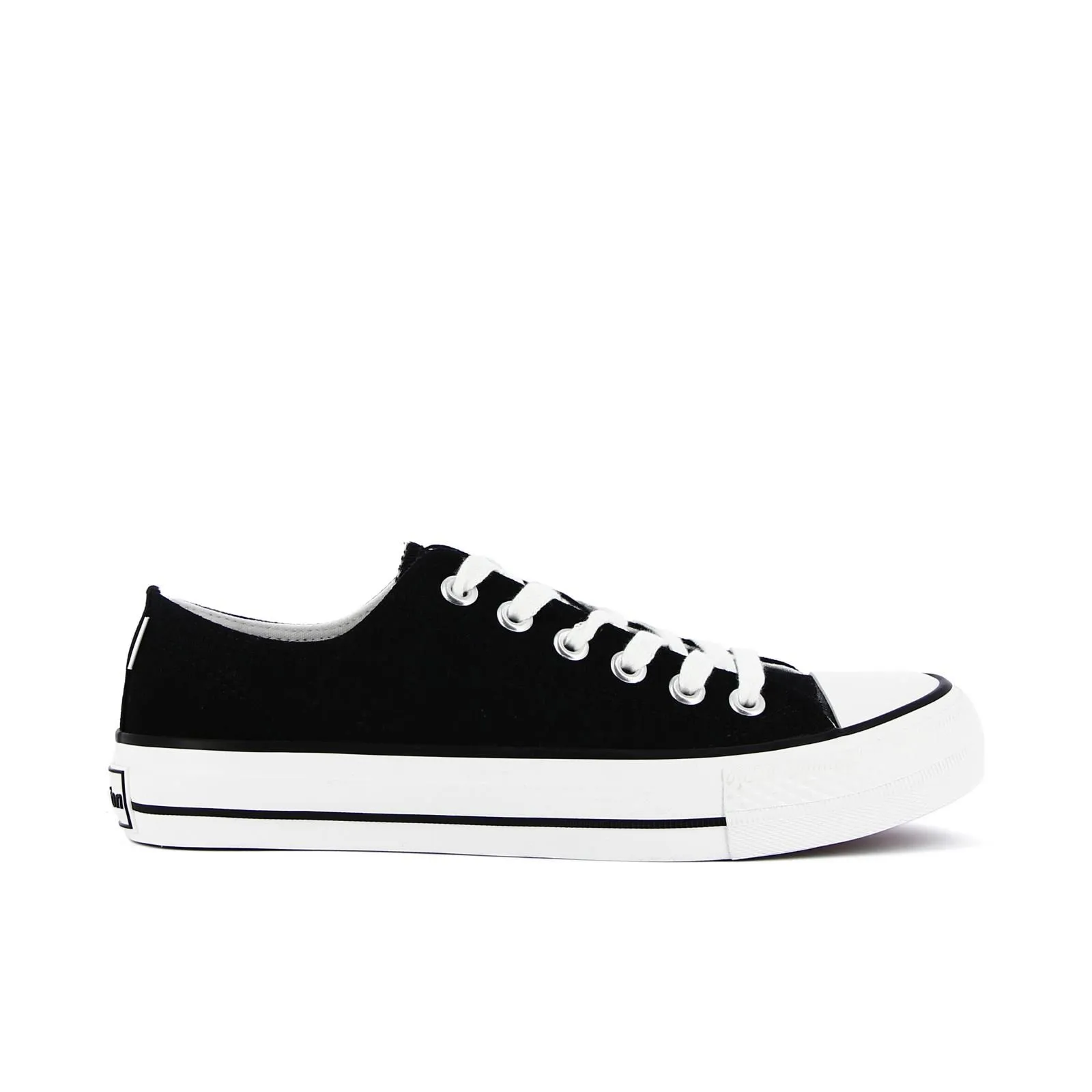 Sneakers nere unisex in tela