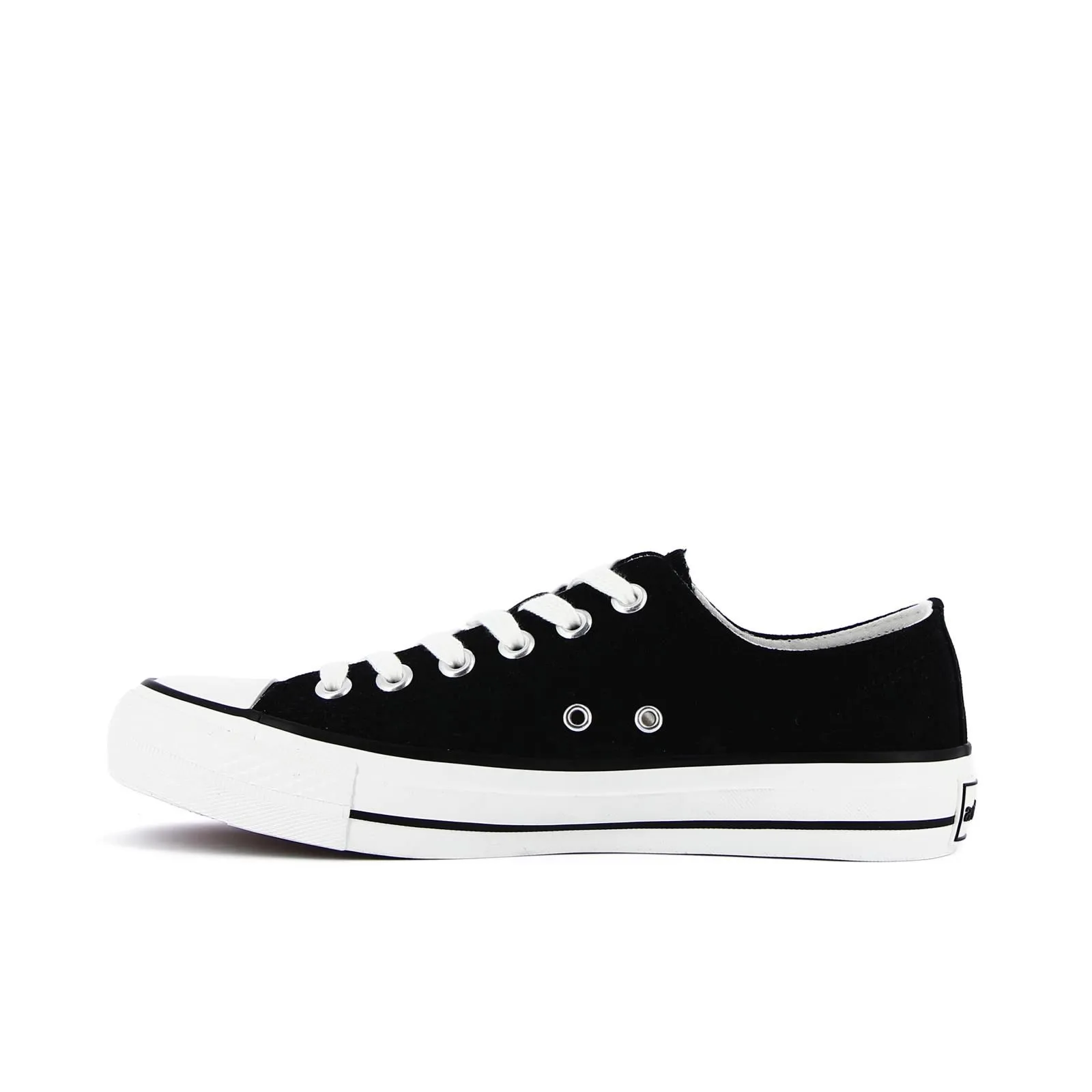 Sneakers nere unisex in tela