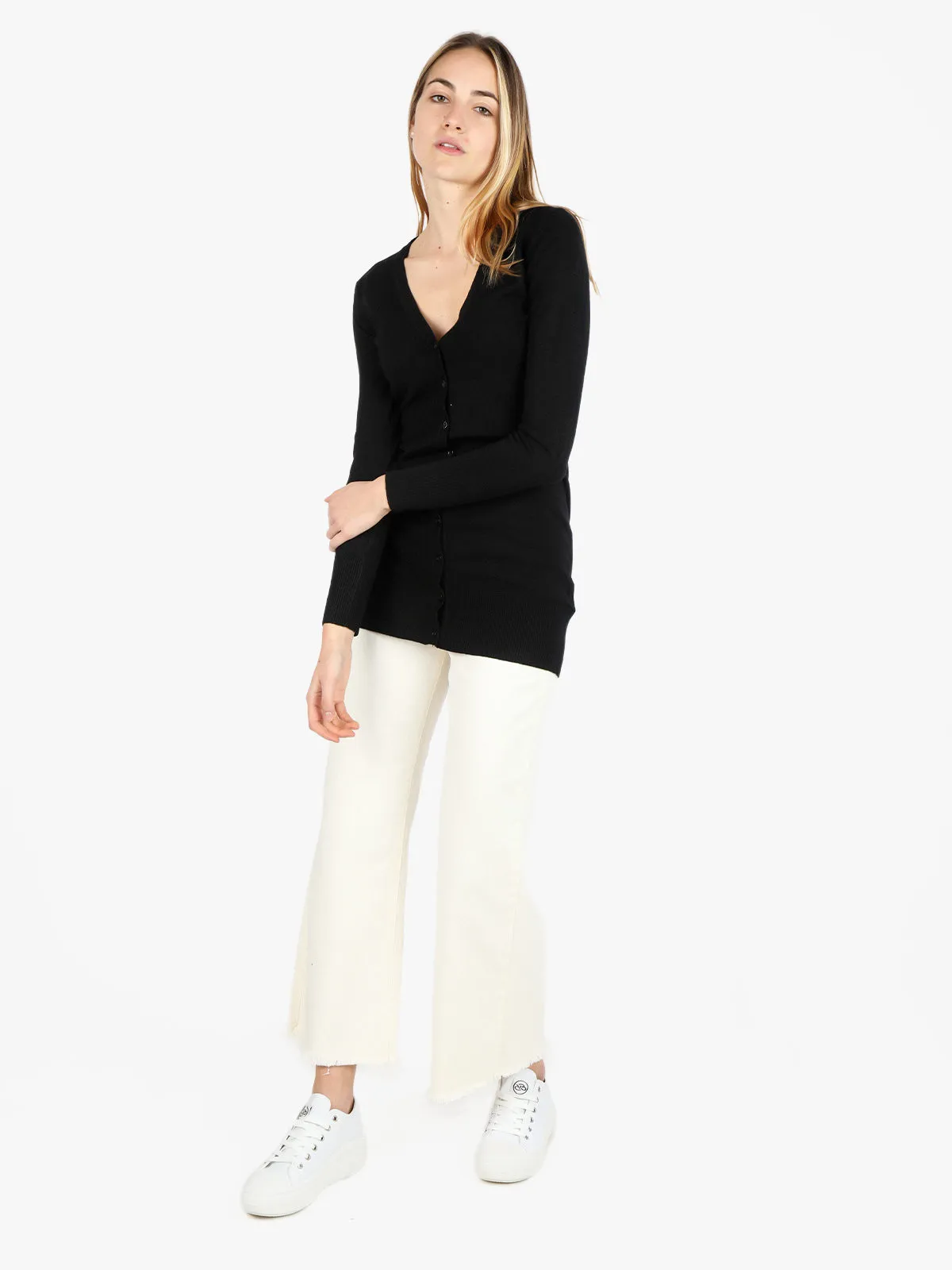 Solada Cardigan tricoté femme avec boutons