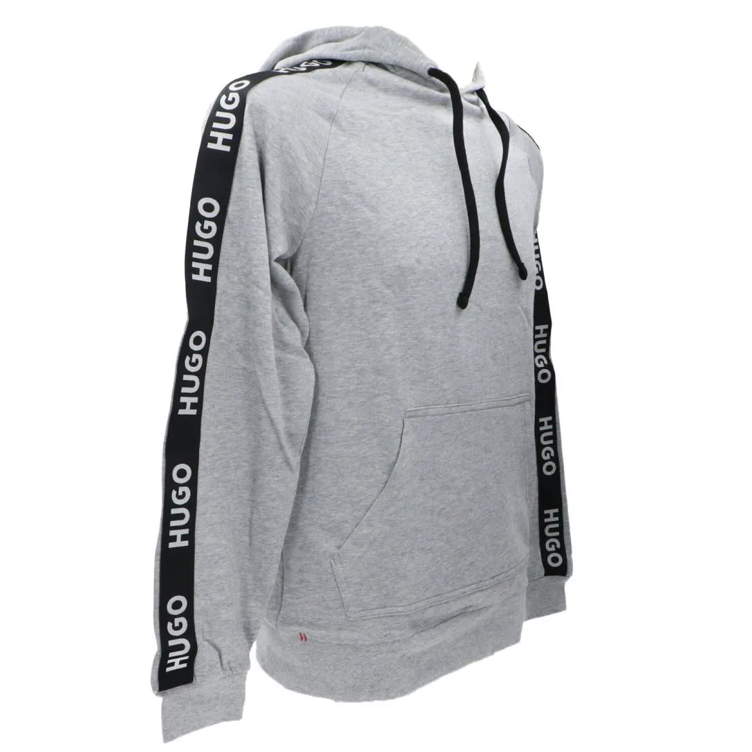 SPORTY LOGO HOODIE Grigio